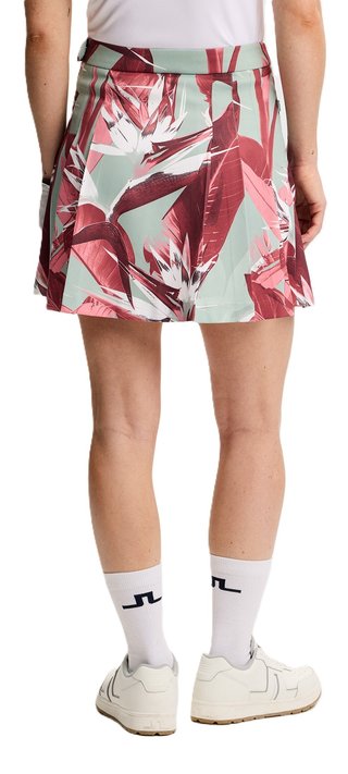 J.Lindeberg Alesia Print women's skort, paradise jadeite