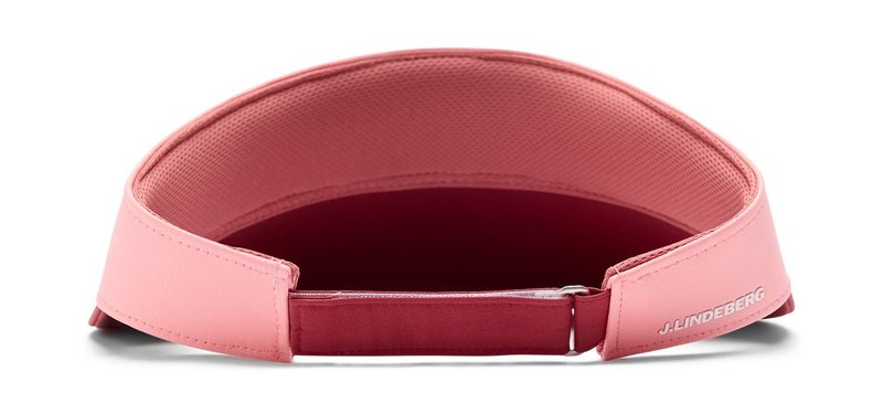 J.Lindeberg Ada Wide women's visor, flamingo plume