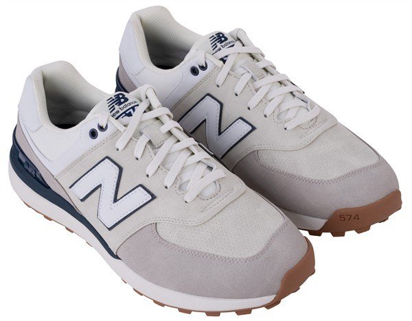 New Balance 574 Greens V2 SL mens golf shoes, tan/black