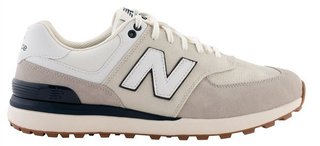 New Balance 574 Greens V2 SL mens golf shoes, tan/black