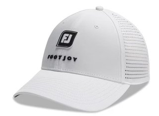 FootJoy Perforated Trucker men's cap, white