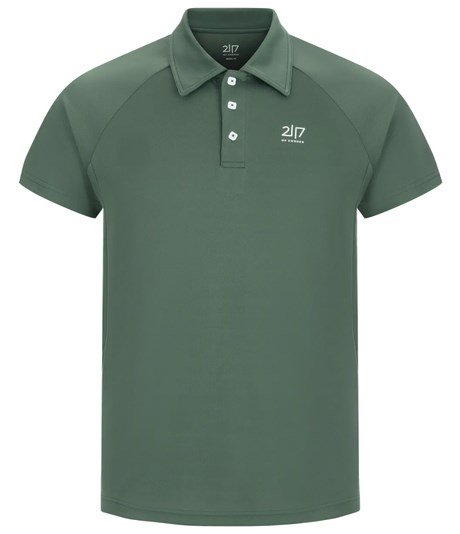 2117 of Sweden Fröseke Technical Pique men's polo, forest green