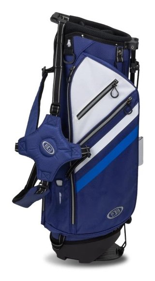 U.S. Kids Golf TS5-66 junior stand bag 33", navy/white