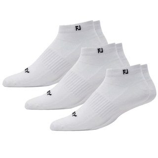FootJoy ProDry Lightweight Sport men's socks, white, EU 39-46 (3 pairs)