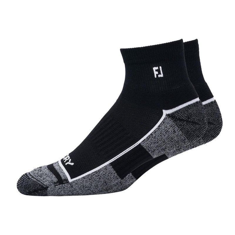 FootJoy ProDry Quarter men's socks, black