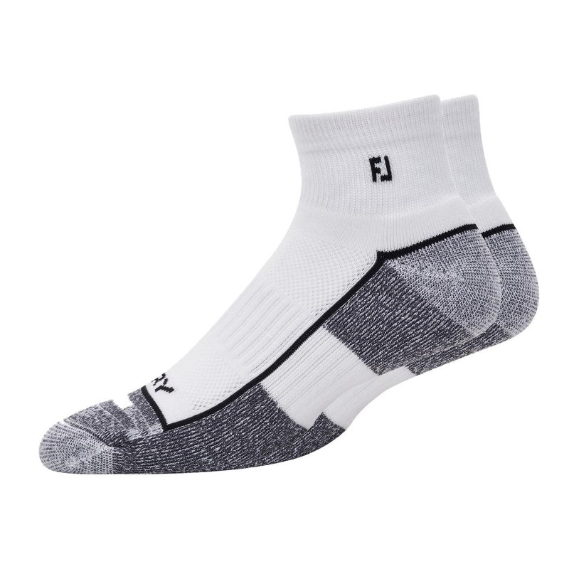FootJoy ProDry Quarter men's socks, white