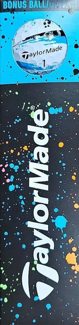 TaylorMade SpeedSoft Ink golf balls, mix colors (blue, green, orange, pink)