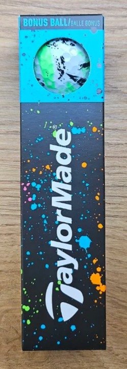 TaylorMade SpeedSoft Ink golf balls, mix colors (blue, green, orange, pink)