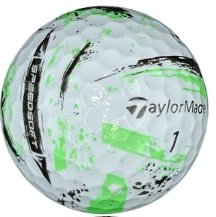 TaylorMade SpeedSoft Ink golf balls, mix colors (blue, green, orange, pink)
