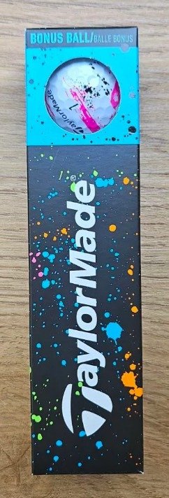 TaylorMade SpeedSoft Ink golf balls, mix colors (blue, green, orange, pink)