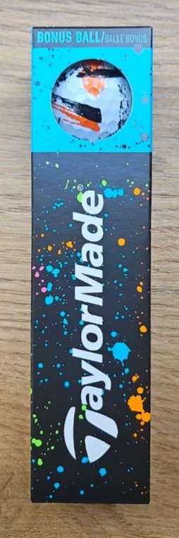 TaylorMade SpeedSoft Ink golf balls, mix colors (blue, green, orange, pink)