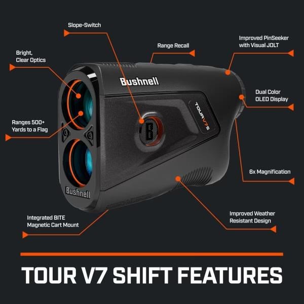 Bushnell Tour V7 Shift laser rangefinder