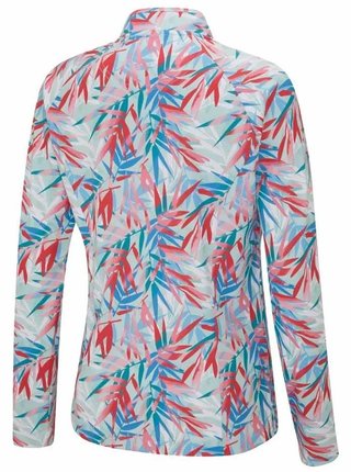 PING Arwen Printed Longsleeve women's polo, tropic retreat