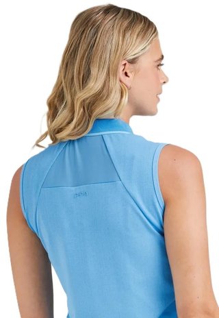 PING Eben Sleeveless women's polo, infinity blue