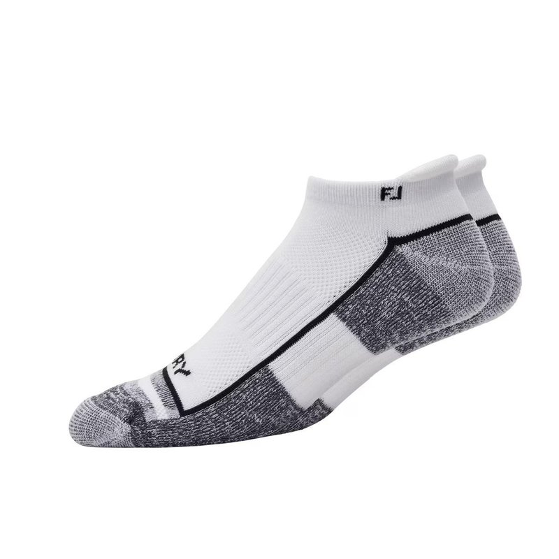 FootJoy ProDry Roll-Tab men's socks, white