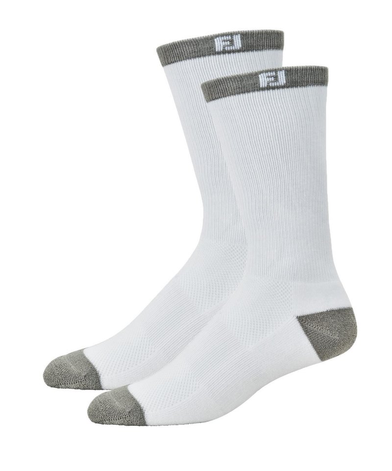 FootJoy ProDry Crew Junior junior socks, white