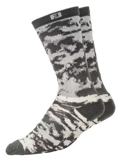 FootJoy ProDry Crew Junior socks, grey camo