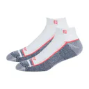 FootJoy ProDry Sport socks, white/red/navy