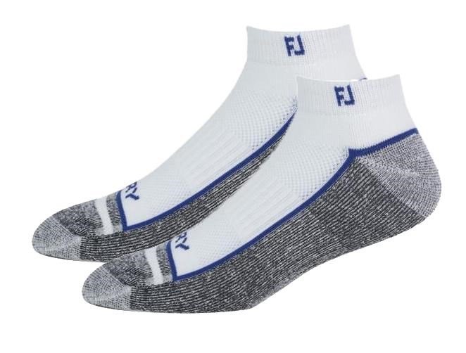 FootJoy ProDry Sport mens socks, white/cobalt/black