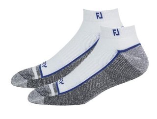FootJoy ProDry Sport mens socks, white/cobalt/black