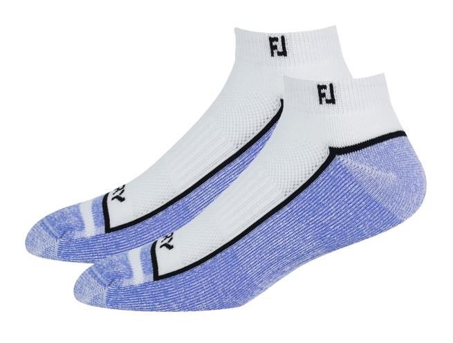FootJoy ProDry Sport men's socks, white/black/cobalt