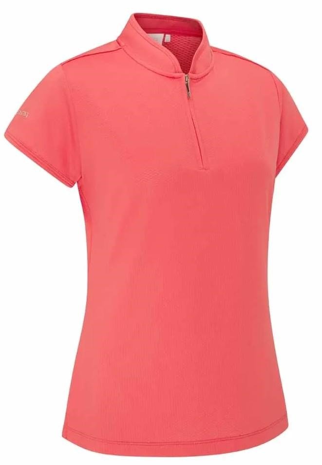 PING Evetta Jacquard women's polo, paradise pink