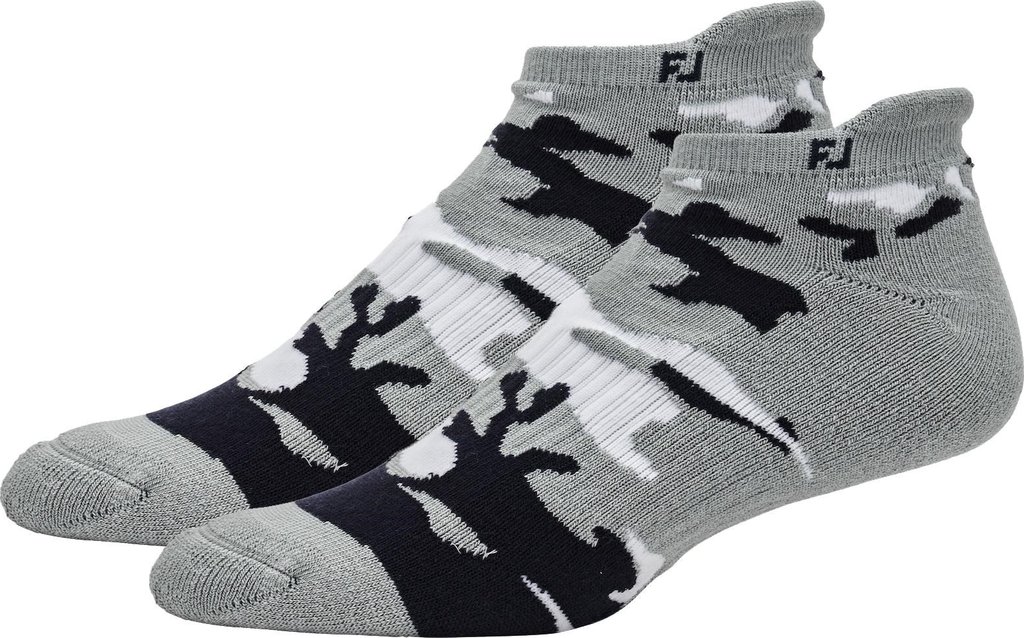 FootJoy ProDry Roll-Tab men's socks, grey camo
