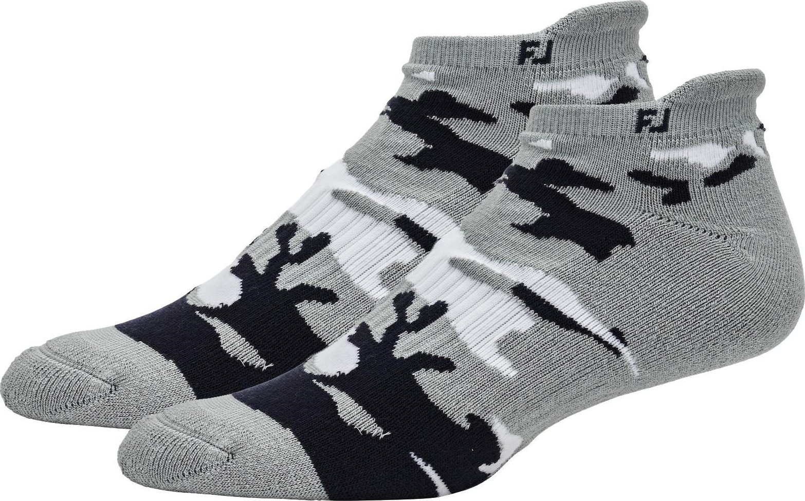 FootJoy ProDry Roll-Tab men's socks, grey camo