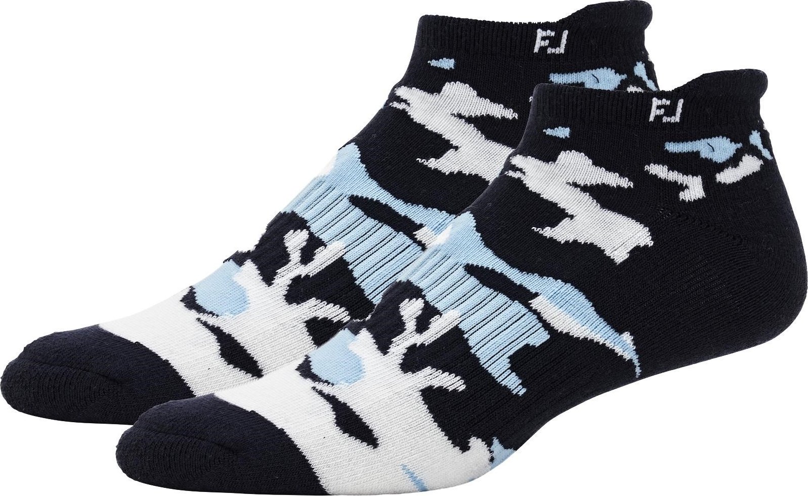 FootJoy ProDry Roll-Tab men's socks, Navy Camo