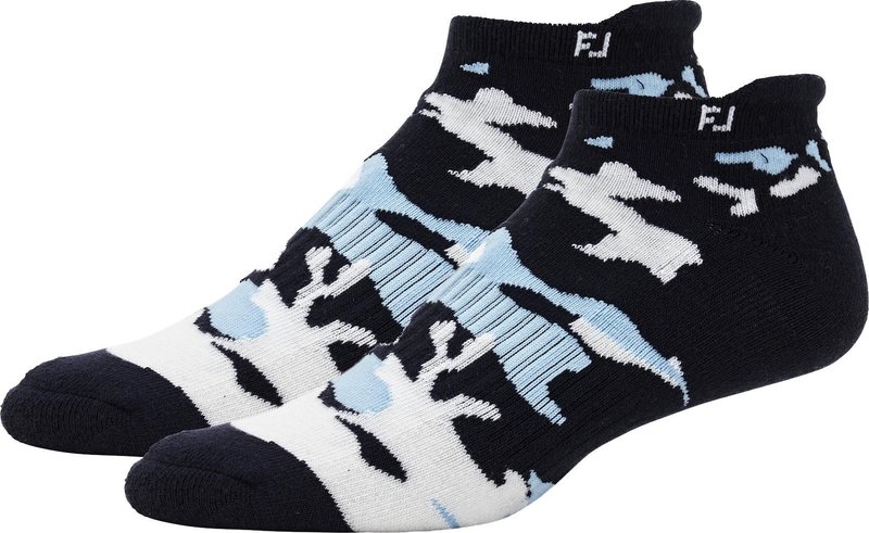 FootJoy ProDry Roll-Tab men's socks, Navy Camo