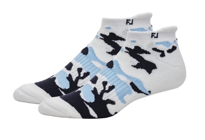 FootJoy ProDry Roll-Tab men's socks, White Camo