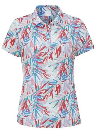 PING Aeria Printed women's polo, tropic retreat