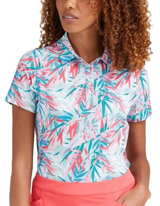 PING Aeria Printed women's polo, tropic retreat