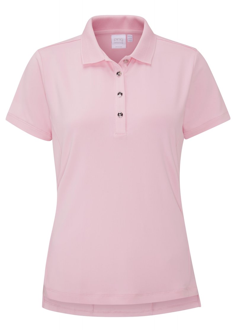 PING Sedona ladies polo, tickled pink