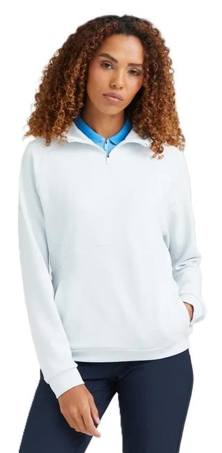 PING Rhona Textured women's hoodie, soft grey