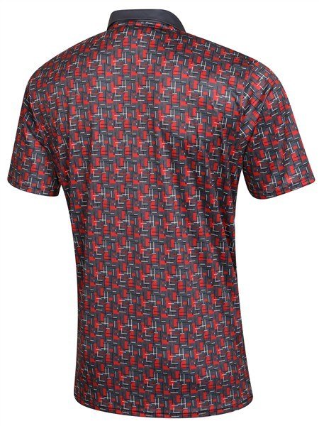 Fashion Sports Wear Lisabon men's polo, black/red
