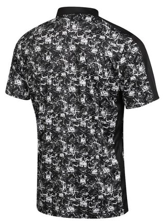 Fashion Sports Wear Skulls men's polo, black
