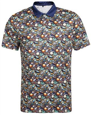 Fashion Sports Wear Bergen men's polo, navy/green
