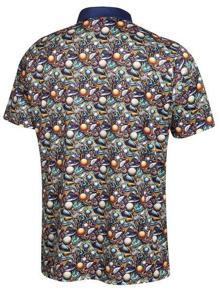 Fashion Sports Wear Bergen men's polo, navy/green