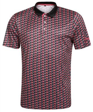 Fashion Sports Wear Nairobi men's polo, black/pink