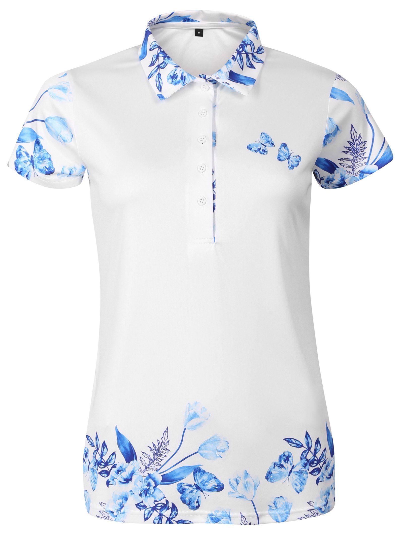 Fashion Sports Wear Tirana women's polo, white/blue