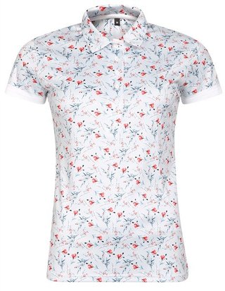 Fashion Sports Wear Malaga women's polo, gray/red