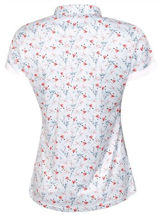 Fashion Sports Wear Malaga women's polo, gray/red