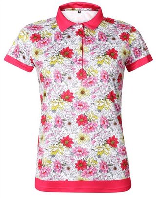 Fashion Sports Wear Luanda women's polo, white/red