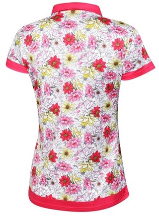 Fashion Sports Wear Luanda women's polo, white/red