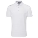 PING Claude Camo Mesh men's polo, white