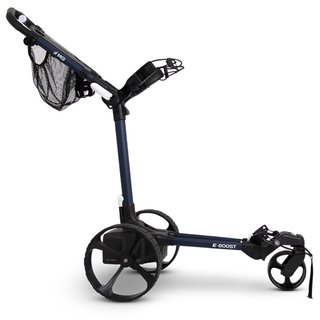 MGI E-Boost hybrid golf trolley 2026, matt navy