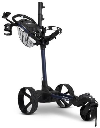 MGI E-Boost hybrid golf trolley 2026, matt navy