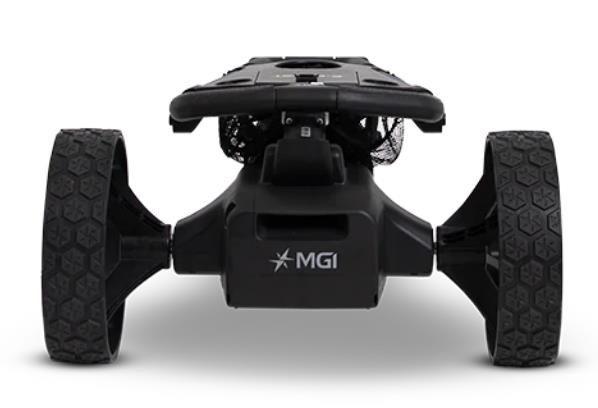 MGI E-Boost hybrid golf trolley 2026, matt navy