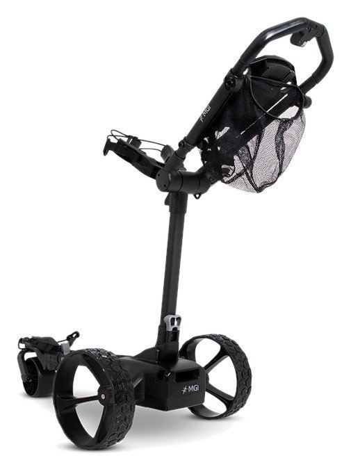 MGI E-Boost hybrid golf trolley 2026, matt navy
